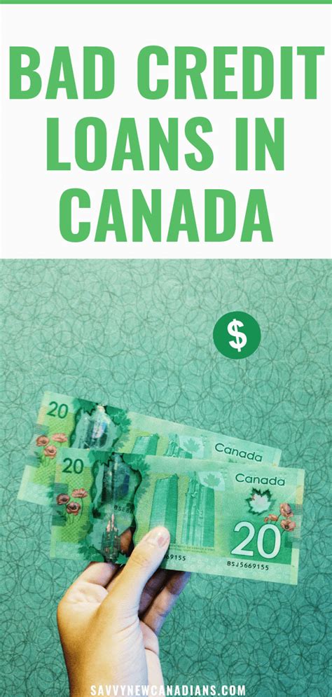 Loans With Poor Credit Canada